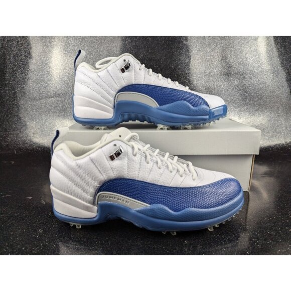 Air Jordan Other - Nike Air Jordan XII Low White French Blue DH4120-101 Men's Size 8 NEW
